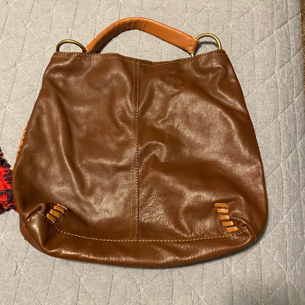 Lucky brand leather shoulder bag